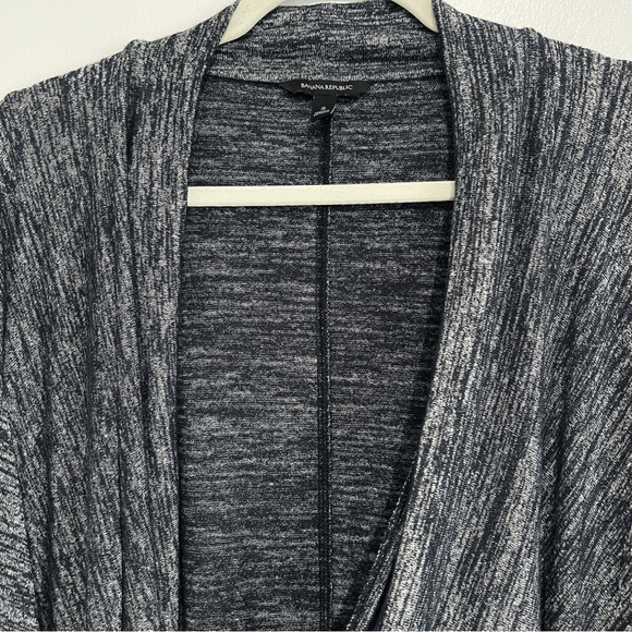 Banana Republic Women’s Gray Knit Open Front Cardigan Waterfall Style Size Small - Picture 3 of 5